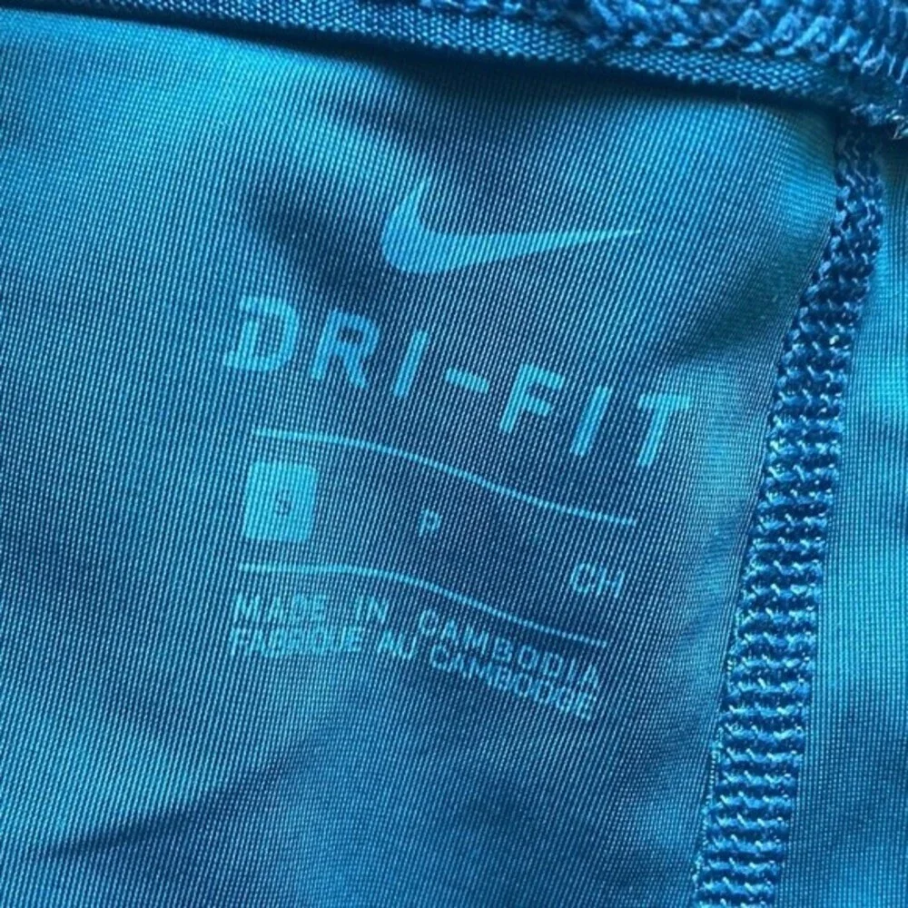 Nike DriFit Size Small Teal Power Speed Tight Fit Legging athletic - Picture 4 of 8